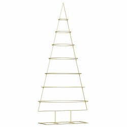 Arbre de Noël en métal Doré 209 cm Acier peint par poudre 512559512559