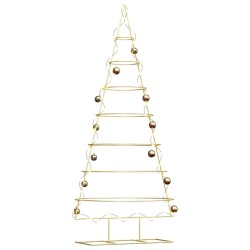 Arbre de Noël en métal Doré 209 cm Acier peint par poudre 512559512559