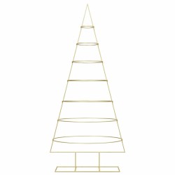Arbre de Noël en métal Doré 209 cm Acier peint par poudre 512559512559