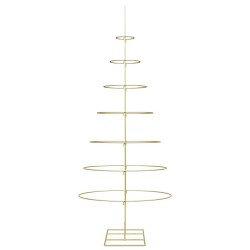 Arbre de Noël en métal Doré 209 cm Acier peint par poudre 512559512559