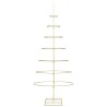 Arbre de Noël en métal Doré 209 cm Acier peint par poudre 512559512559