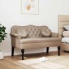 Banc Chesterfield Cappuccino 120,5 x 65 x 75 cm Simili cuir 512560512560