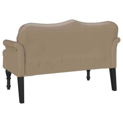 Banc Chesterfield Cappuccino 120,5 x 65 x 75 cm Simili cuir 512560512560