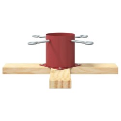 Pied de Sapin de Noël 1.73 Rouge 50 x 50 x 16 cm Pin massif 512562512562