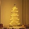 Arbre de Noël en métal Doré 150 cm Acier peint par poudre 512563512563