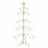 Arbre de Noël en métal Doré 150 cm Acier peint par poudre 512563512563