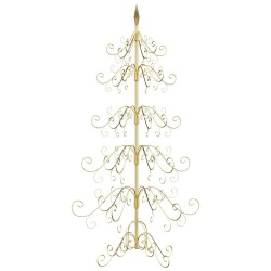 Arbre de Noël en métal Doré 150 cm Acier peint par poudre 512563512563