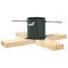 Pied de Sapin de Noël 1.73 Vert 50 x 50 x 16 cm Pin massif 512564512564