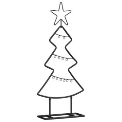 Arbre de Noël en métal avec support Noir 60 cm Acier 512565512565