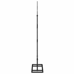 Arbre de Noël en métal avec support Noir 60 cm Acier 512565512565