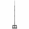 Arbre de Noël en métal avec support Noir 60 cm Acier 512565512565