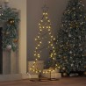 Arbre de Noël en métal avec support Noir 125 cm Acier 512567512567