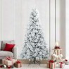 Sapin de Noël artificiel à branches pliantes, duveteux de neige 512572512572