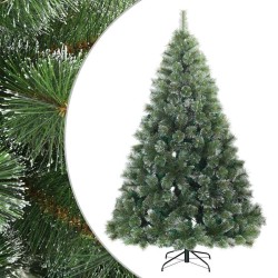 Sapin de Noël artificiel à branches pliantes, duveteux de neige 512577512577
