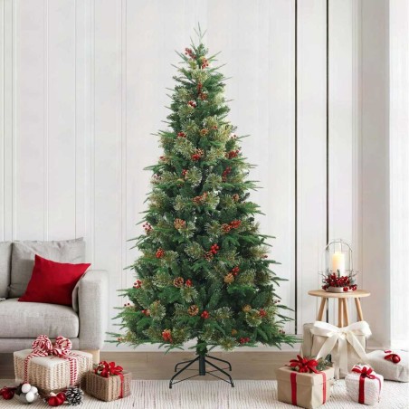 Sapin de Noël Artificiel à Branches Articulées Vert 240 cm 512581512581