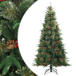 Sapin de Noël Artificiel à Branches Articulées Vert 240 cm 512581512581