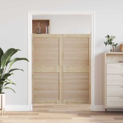 Porte de Cabinet avec porte 2 pcs Naturel 140,5 x 2,1 x 59,5 cm 512582512582