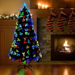 Sapin de Noël artificiel avec 120 LED Vert 120 cm PVC 512586512586