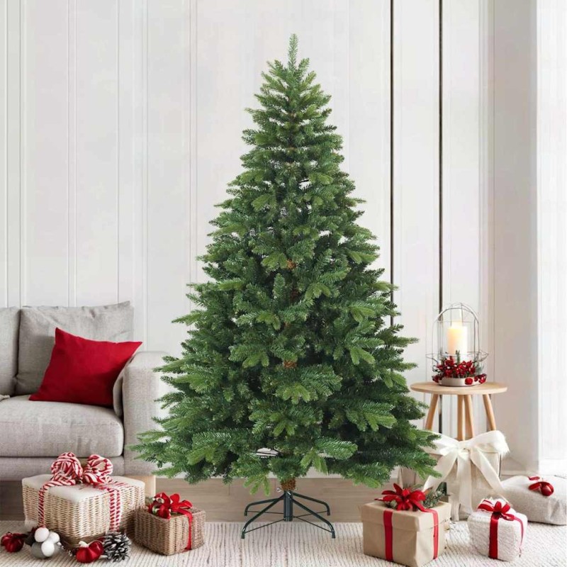 Sapin de Noël Artificiel à Branches Articulées Vert 210 cm 512588512588
