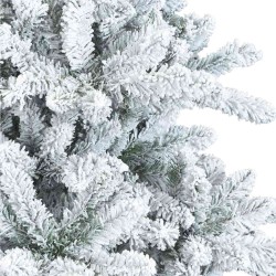 Sapin de Noël artificiel à branches pliantes, duveteux de neige 512589512589
