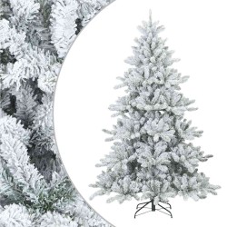 Sapin de Noël artificiel à branches pliantes, duveteux de neige 512590512590