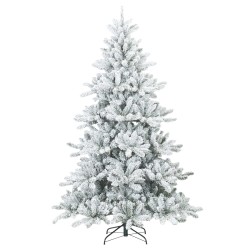 Sapin de Noël artificiel à branches pliantes, duveteux de neige 512590512590