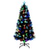 Sapin de Noël artificiel avec 210 LED Vert 180 cm PVC 512591512591
