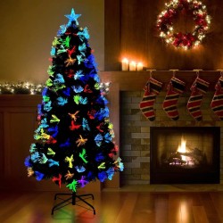Sapin de Noël artificiel avec 160 LED Vert 150 cm PVC 512598512598