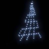 Arbre de Noël LED avec piquets au sol Blanc froid 182 cm Métal 512600512600