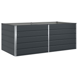 Jardinière Anthracite 195 x 100 x 75 cm Acier galvanisé 512601512601