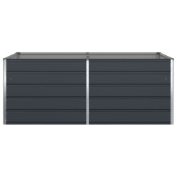 Jardinière Anthracite 195 x 100 x 75 cm Acier galvanisé 512601512601