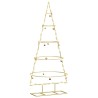 Arbre de Noël en métal Doré 125 cm Acier peint par poudre 512602512602