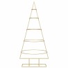 Arbre de Noël en métal Doré 125 cm Acier peint par poudre 512602512602