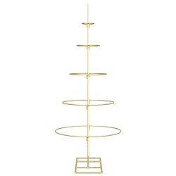 Arbre de Noël en métal Doré 125 cm Acier peint par poudre 512602512602