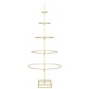 Arbre de Noël en métal Doré 125 cm Acier peint par poudre 512602512602