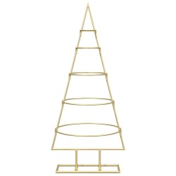 Arbre de Noël en métal Doré 90 cm Acier peint par poudre 512606512606