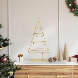 Arbre de Noël en métal Doré 60 cm Acier peint par poudre 512608512608