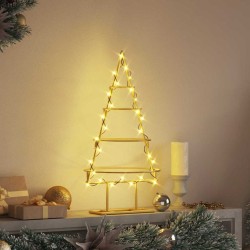 Arbre de Noël en métal Doré 60 cm Acier peint par poudre 512608512608