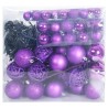 Ensemble de Boules de Noël avec 300 LED 120 pcs Lilas Plastique 512613512613