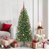 Ensemble de Boules de Noël 61 pcs Multicolore Plastique 512618512618