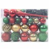 Ensemble de Boules de Noël 61 pcs Multicolore Plastique 512618512618