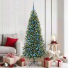 Ensemble de Boules de Noël avec 300 LED 120 pcs Bleu Plastique 512619512619