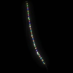 Arbre de Noël LED avec piquets au sol Multicolore 306 cm Métal 512628512628