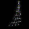 Arbre de Noël LED avec piquets au sol Multicolore 306 cm Métal 512628512628