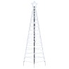 Arbre de Noël LED avec piquets au sol Blanc froid 250 cm Fer 512629512629