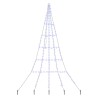 Arbre de Noël LED avec piquets au sol Bleu 306 cm Métal 512632512632