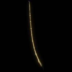 Arbre de Noël LED avec piquets au sol Blanc chaud 511 cm Métal 512634512634