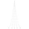 Arbre de Noël LED avec piquets au sol Blanc froid 511 cm Métal 512635512635