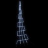 Arbre de Noël LED avec piquets au sol Blanc froid 511 cm Métal 512635512635