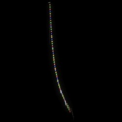 Arbre de Noël LED avec piquets au sol Multicolore 511 cm Métal 512636512636